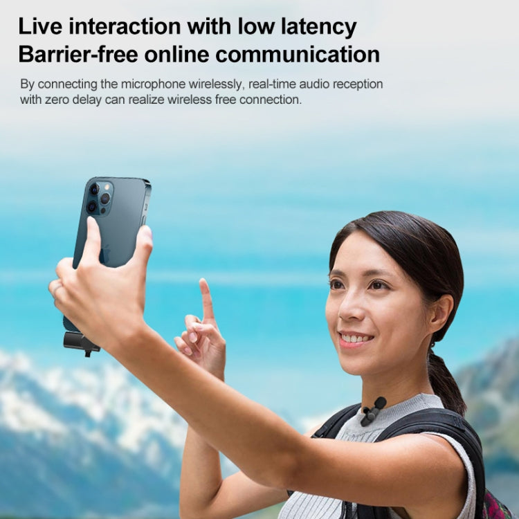 Microfono wireless lavalier 3 in 1 con riduzione rumore