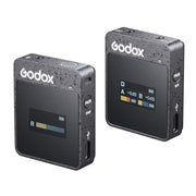 Godox MoveLink II M1 Wireless Lavalier Microphone System with Transmitters and Receiver for DSLR Cameras and Camcorders, MoveLink II M1