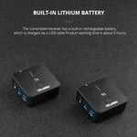 Microfono wireless YELANGU MX5S 2.4G con 1 ricevitore e 2 trasmet