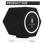 Sfera isolante con filtro antivento per microfono C2