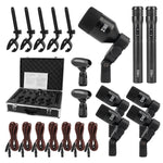 Kit microfoni dinamici per batteria XTUGA DI7 7 pezzi