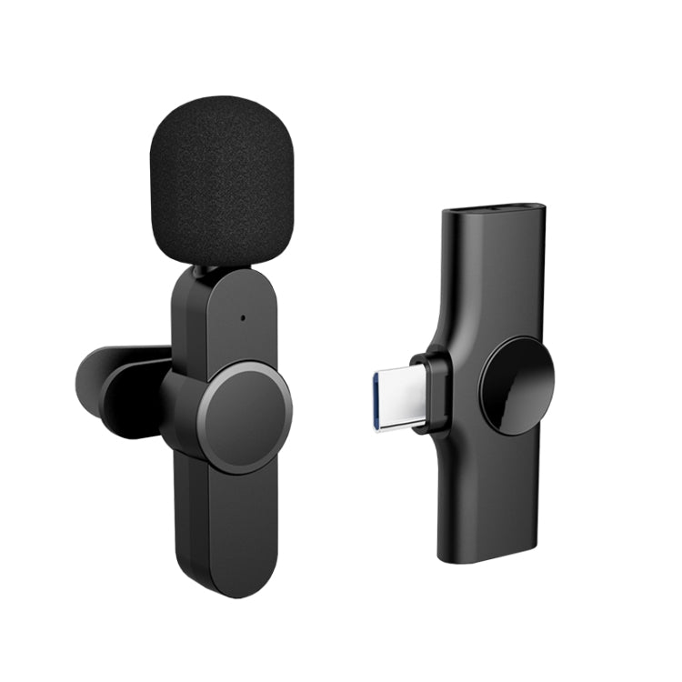 Microfono lavalier wireless con interfaccia USB-C
