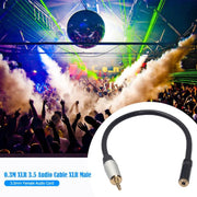 Cavo audio 3,5 mm maschio a femmina lunghezza 0,3 m