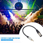 Cavo audio 3,5 mm maschio a XLR maschio 0,3 m