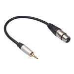 Cavo audio 3,5 mm maschio a XLR femmina 0,3 m