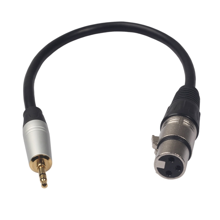 TC210KF183 Cavo audio da 3,5 mm maschio a XLR femmina, lunghezza: 0,3 m, 3.5mm Male to XLR Female