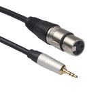 Cavo audio 3,5 mm maschio a XLR femmina 0,3 m
