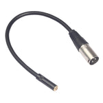 Cavo audio 3,5 mm femmina a XLR maschio 0,3 m