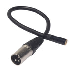 Cavo audio 3,5 mm femmina a XLR maschio 0,3 m