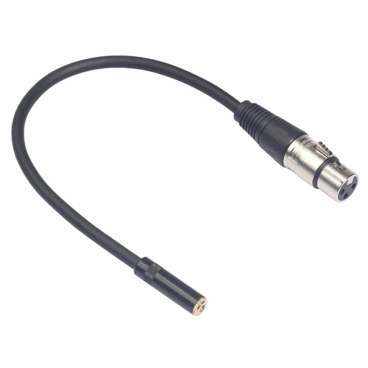 TC227K18-03 3.5mm Female to XLR Female Audio Cable, Length: 0.3m, 3.5mm Female to XLR Female