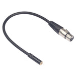 Cavo audio 3,5 mm femmina a XLR femmina 0,3 m