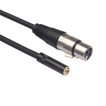 Cavo audio 3,5 mm femmina a XLR femmina 0,3 m