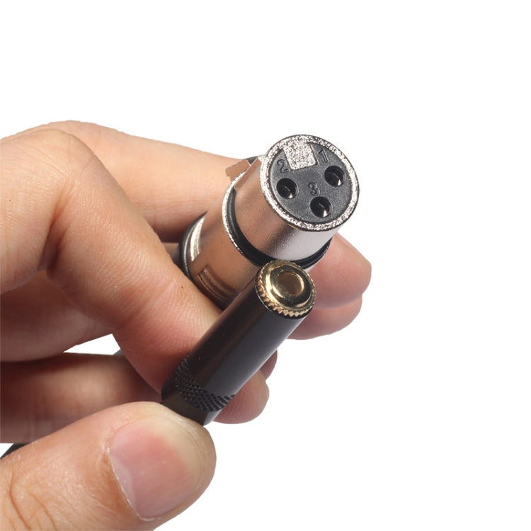 TC227K18-03 3.5mm Female to XLR Female Audio Cable, Length: 0.3m, 3.5mm Female to XLR Female