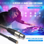 Cavo audio 3,5 mm femmina a XLR femmina 0,3 m