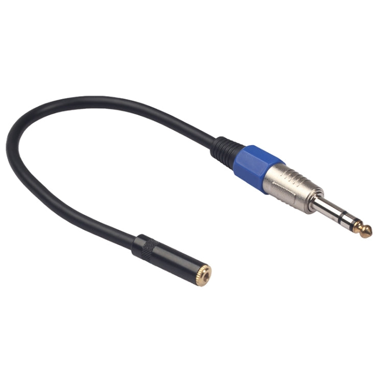 3094MF-03 6.35mm Male to 3.5mm Female Audio Cable, Length: 0.3m, 3094MF-03 6.35mm Male to 3.5mm Female