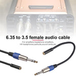 Cavo audio 6,35 mm maschio a 3,5 mm femmina 0,3 m