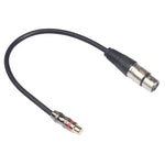 Cavo audio RCA femmina a XLR femmina 0,3 m