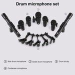 Microfono dinamico batteria XTUGA MI7-A 7 pezzi