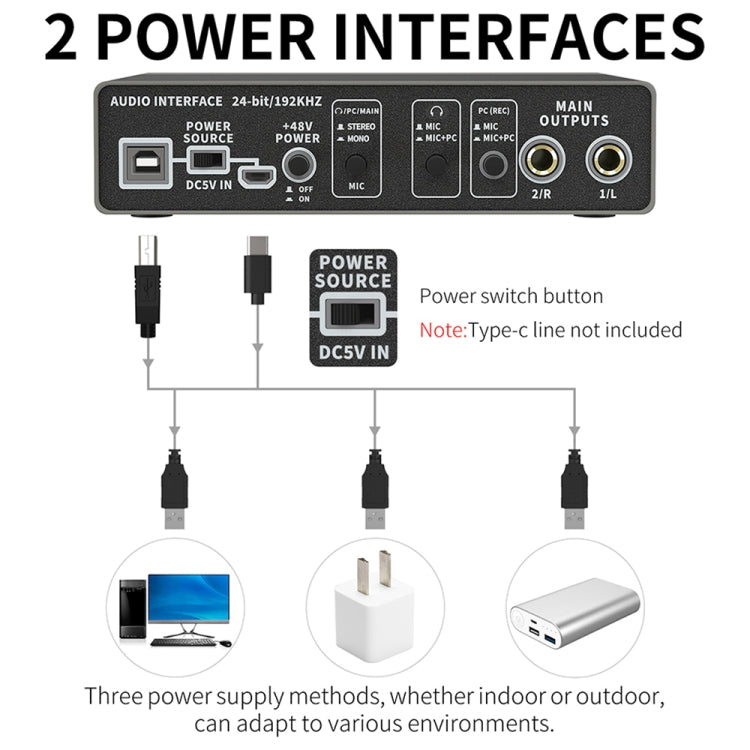XTUGA E22 Interfaccia audio USB 24bit 192kHz