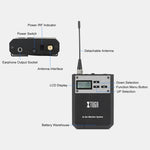 Ricevitore Bodypack Wireless XTUGA IEM1100 UHF