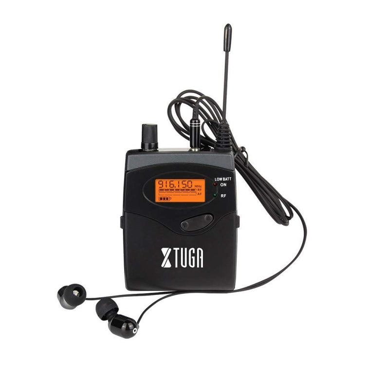 XTUGA RW2080 902-928 MHz UHF Wireless Stage Singer In-Ear Monitor Sistema Ricevitore BodyPack singolo, RW2080 Receiver Bodypack 902-928MHz