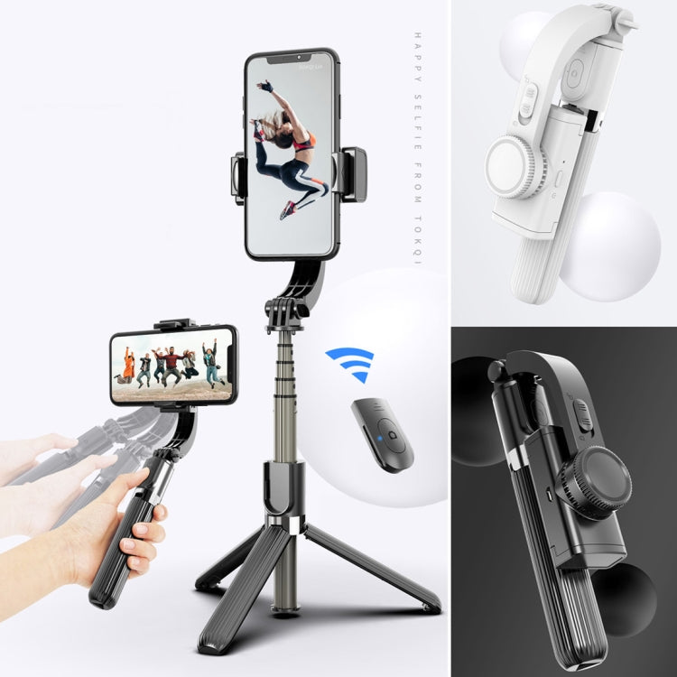 L08 Gimbal regolabile stabilizza il bastone selfie con treppiede per autoscatto Bluetooth