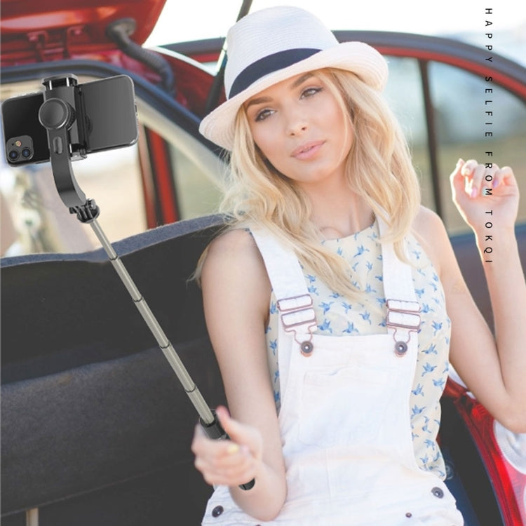 L08 Gimbal regolabile stabilizza il bastone selfie con treppiede per autoscatto Bluetooth