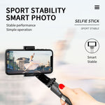 Gimbal regolabile con treppiede e telecomando Bluetooth