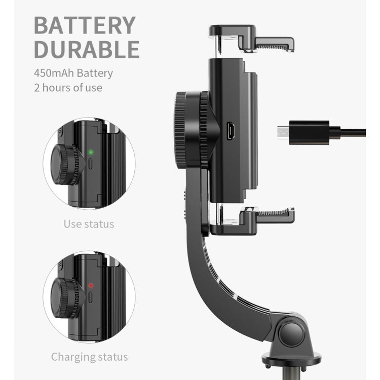 Gimbal regolabile con treppiede e telecomando Bluetooth