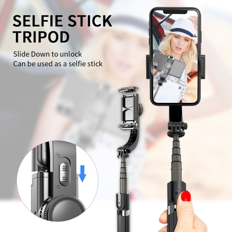 L08 Gimbal regolabile stabilizza il bastone selfie con treppiede per autoscatto Bluetooth