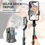 Gimbal regolabile con treppiede e telecomando Bluetooth