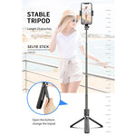Gimbal regolabile con treppiede e telecomando Bluetooth