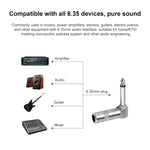 Connettore audio jack 6,35 mm maschio angolo retto L