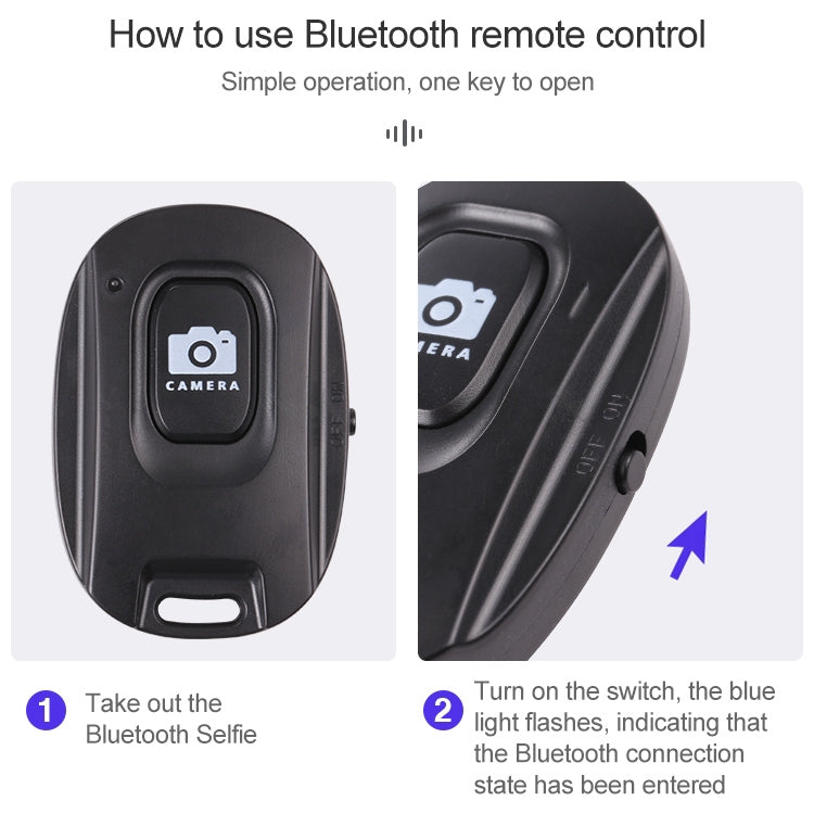 Telecomando selfie Bluetooth One-button per smartphone