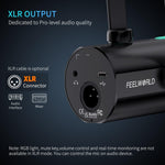 Feelworld PM1-AS Microfono dinamico XLR/USB per podcast