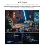 Feelworld PM1-AS Microfono dinamico XLR/USB per podcast