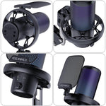 Microfono condensatore USB FEELWORLD VM1 per streaming
