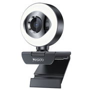 Yesido KM20 2K Zoom 4.0MP HD USB Webcam, lunghezza cavo 1.5m con luce di riempimento, KM20
