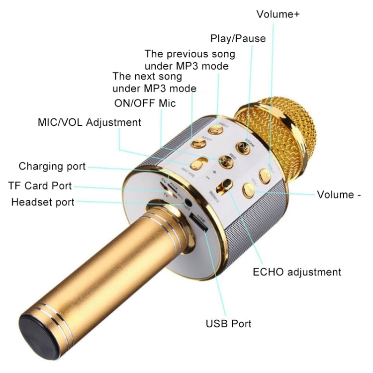 Microfono condensatore per PC e smartphone compatibili