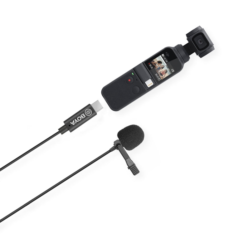 BOYA BY-M3-OP For DJI OSMO Pocket Clip-on Digital Lavalier Microphone, BY-M3-OP