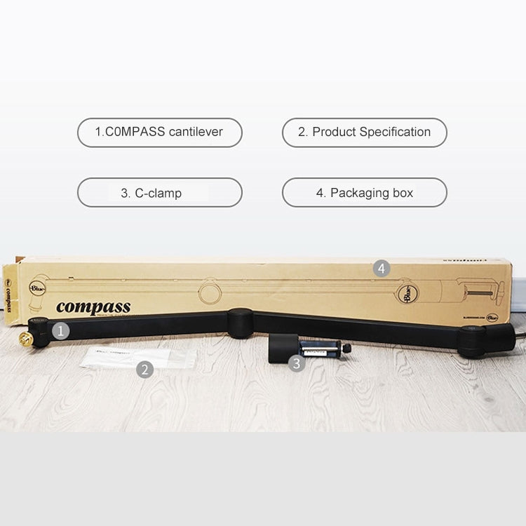 Staffa cantilever da tavolo Logitech Blue Compass