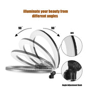 MANTOO RL-12 II 100-240V 28W 12 inch Bi-color Dimmable Ring Fill Light with Tripod Stand, 12 inch