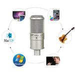 Microfono condensatore AQ-220 K con riduzione rumore