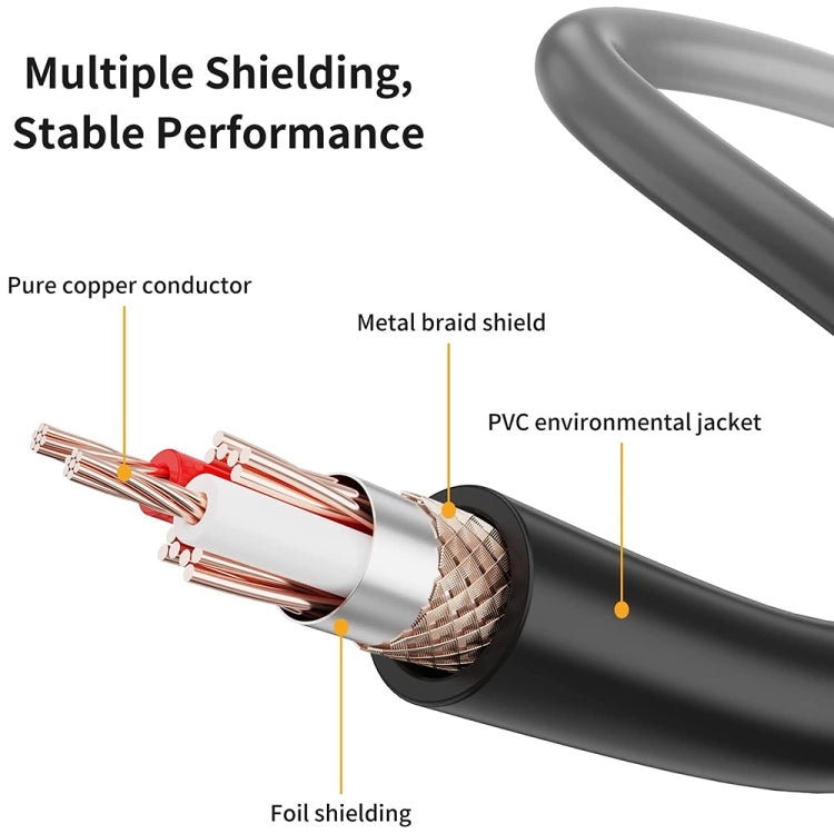 352030 Cavo audio per microfono da 3,5 mm maschio a XLR femmina, lunghezza: 3 m