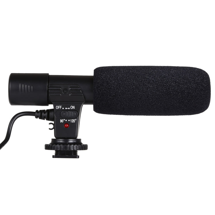 MIC-02 Clear Stereo Microphone with Frequency 30-18,000 Hz for Smartphone, Cable Length: 28 cm