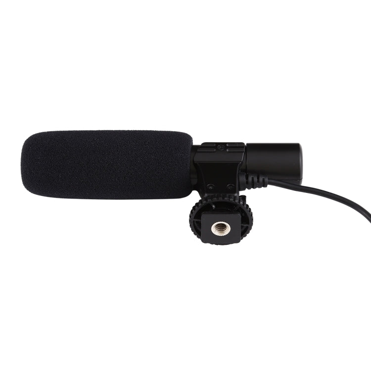 MIC-02 Microfono stereo chiaro con frequenza 30-18.000 Hz per smartphone, lunghezza cavo: 28 cm