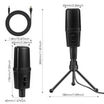 Microfono a condensatore Yanmai SF-970 con cavo USB 1,8 m