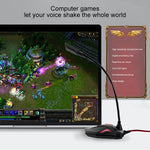 Microfono da gioco capacitivo G55 con indicatore LED