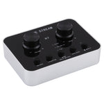 X7 Trasmissione in diretta Audio Cuffie USB Microfono Webcast Intrattenimento Streamer Scheda audio per telefono, computer PC