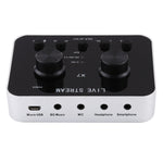 X7 Trasmissione in diretta Audio Cuffie USB Microfono Webcast Intrattenimento Streamer Scheda audio per telefono, computer PC